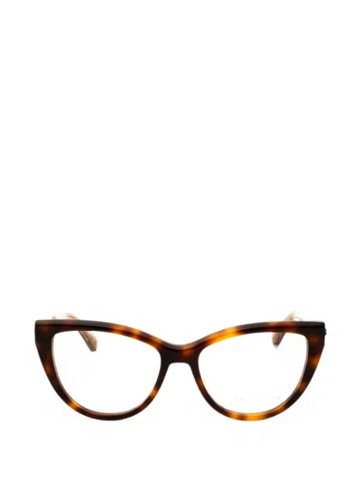 Longchamp Tortoiseshell-pattern Glasses In Burgundy