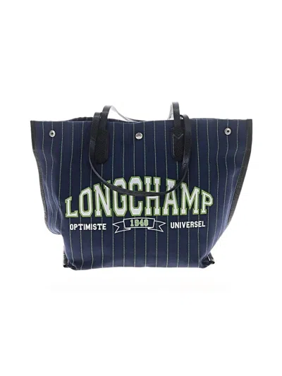 Pre-owned Longchamp Tote Bag In Blue