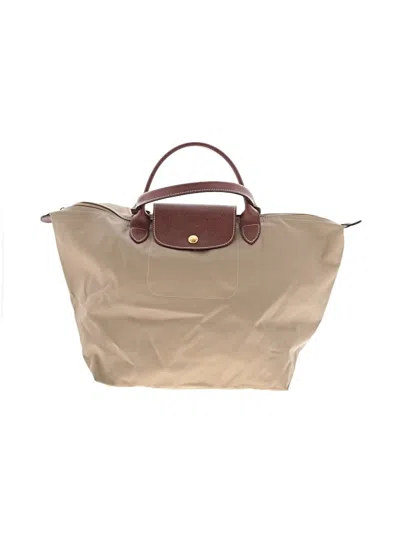 Pre-owned Longchamp Tote Bag In Brown