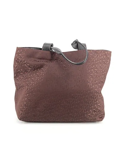 Pre-owned Longchamp Tote Bag In Brown