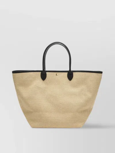 Longchamp Tote Bag Foldable Front Pocket In Neutral