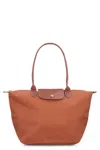 Longchamp Tote Bag Le Pliage Original L In Brown