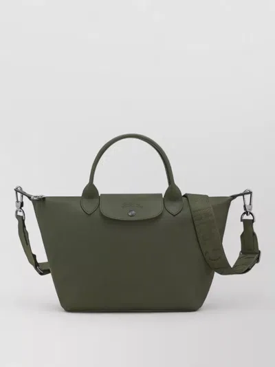Longchamp Tote Bag Top Handle Detachable Strap Hardware