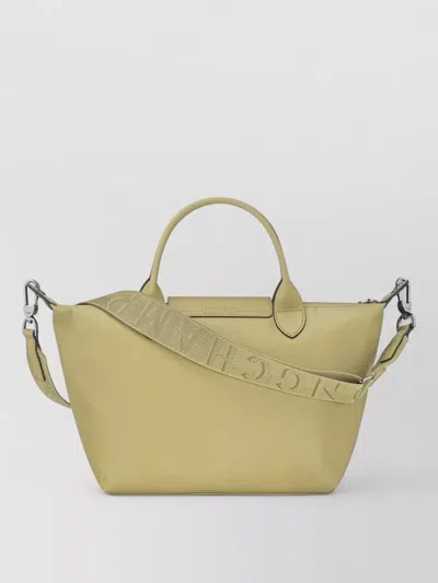 Longchamp Tote Bag Top Handles Detachable Strap Hardware