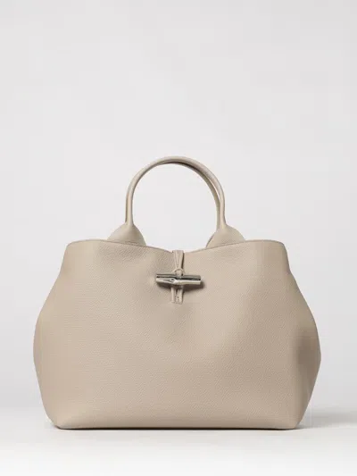 Longchamp Tote Bag Woman In Neutral
