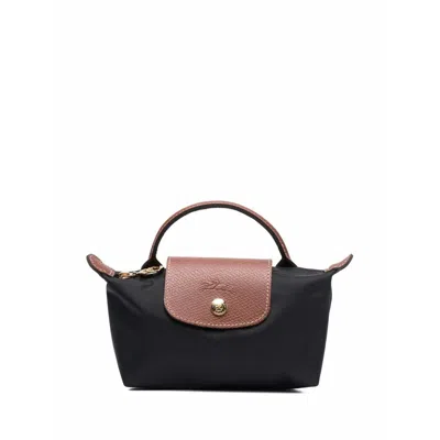 Longchamp Tote Bags In Black