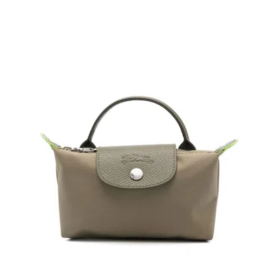 Longchamp Tote Bags In Green