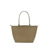 Longchamp Tote Bags In Green