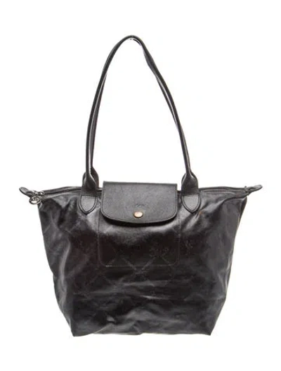 Pre-owned Longchamp Tote In Black
