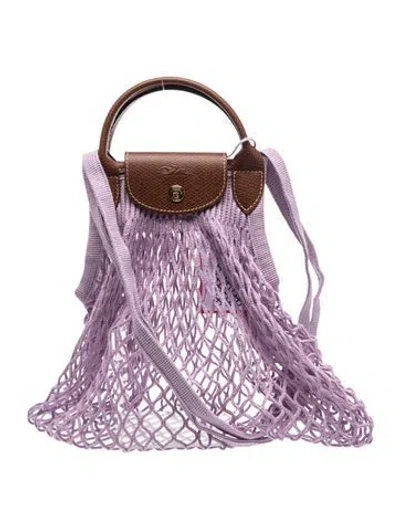 Pre-owned Longchamp Tote W/ Tags In Purple