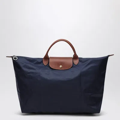 Longchamp Travel Bag Navy Blue Le Pliage Original S