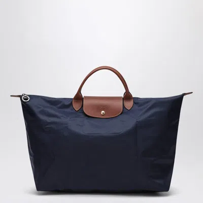 Longchamp Travel Bag Navy Le Pliage Original S