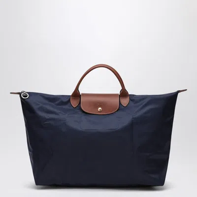 Longchamp Travel Bag Navy Le Pliage Original S