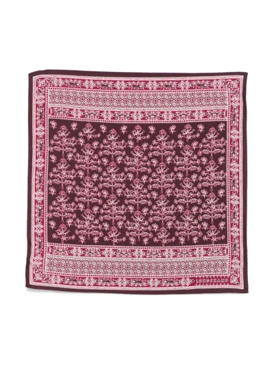 Longchamp Tree Of Life Scarf In 紫色