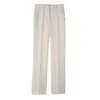 Longchamp Trousers In Ecru