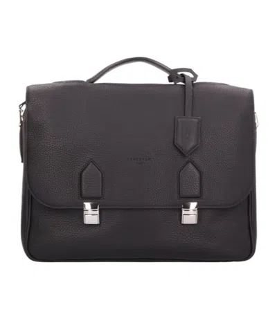 Longchamp Ulysse Leather Briefcase In Pattern