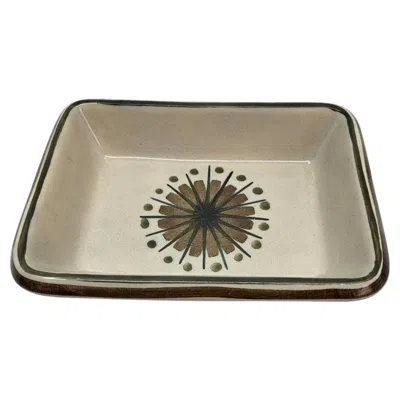 Pre-owned Longchamp Vintage Ceramic Vide Poche, Mid Century Modern, France 1960s In Brown