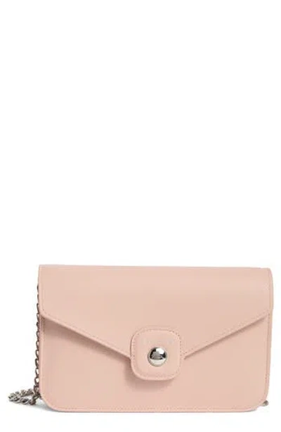 Longchamp Wallet On A Chain Crossbody Bag In Pink
