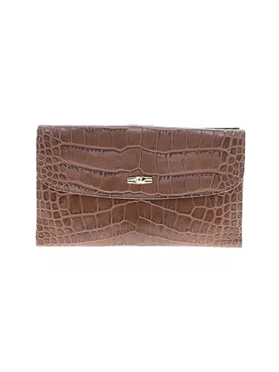 Pre-owned Longchamp Wallet In Tan
