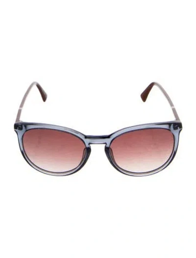 Pre-owned Longchamp Wayfarer Gradient Sunglasses In Burgundy