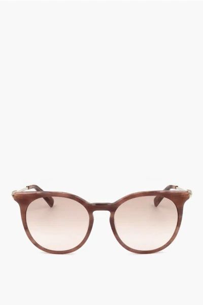 Longchamp Wayfarer Sunglasses With Marble Eeffect Frame