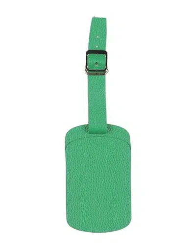 Longchamp Woman Bag Accessories & Charms Green Size - Leather
