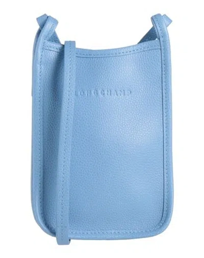 Longchamp Woman Cross-body Bag Azure Size - Leather In Blue