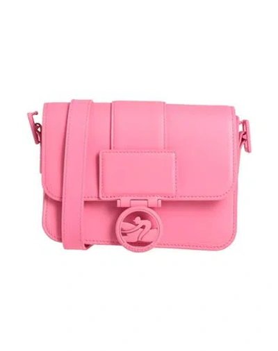 Longchamp Woman Cross-body Bag Coral Size - Leather In Red