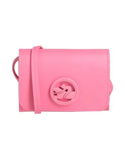 Longchamp Woman Cross-body Bag Pink Size - Calfskin