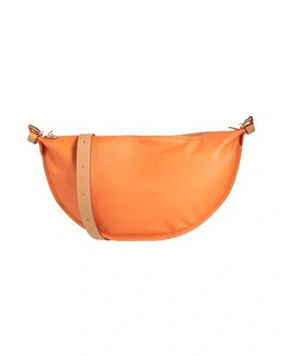 Longchamp Woman Cross-body Bag Orange Size - Leather