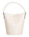 Longchamp Woman Handbag Beige Size - Bovine Leather