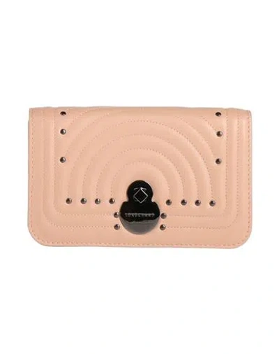 Longchamp Woman Handbag Blush Size - Lambskin, Cowhide In Pink