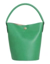 Longchamp Xs Epure Leather Crossbody Bag In Green