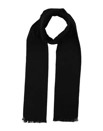 Longchamp Woman Scarf Black Size - Cashmere
