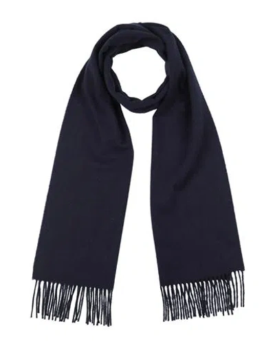 Longchamp Woman Scarf Midnight Blue Size - Cashmere In Neutral