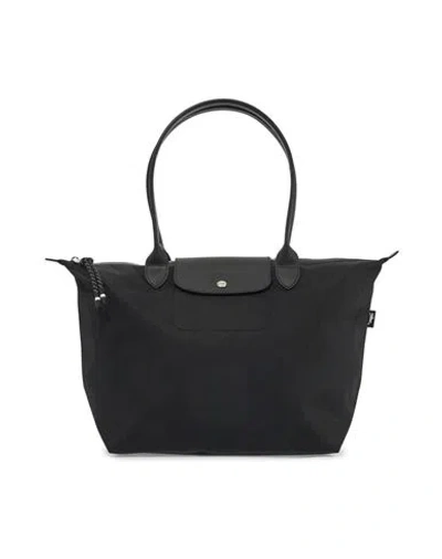 Longchamp Le Pliage Energy L Tote Bag Nylon Leather In Black