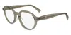 Longchamp Women's 51 Mm Transparent Taupe Brown Opticals In Multi