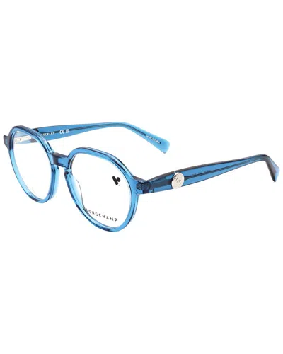 Longchamp Women's 51mm Optical Frames In Blue