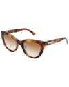 Longchamp Women's Lo686s-221 Fashion Light Havana Sunglasses In Multi