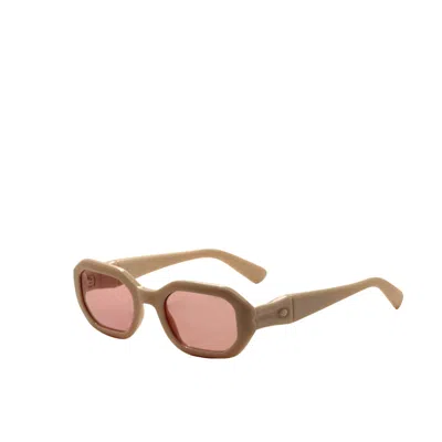 Longchamp Geometric-frame Sunglasses In Brown