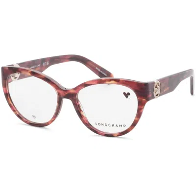 Longchamp Women's 53 Mm Black Opticals In White