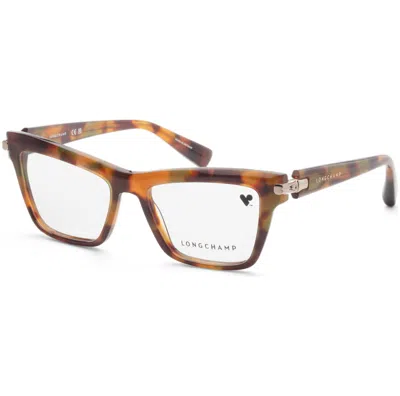Longchamp Women's 53 Mm Brown Opticals In Multi