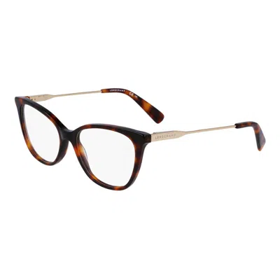 Longchamp Women's 53 Mm Dark Tortoise Opticals In Brown