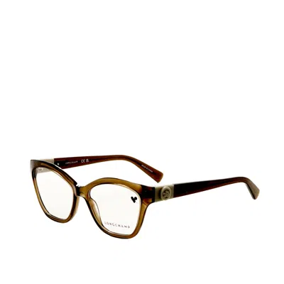 Longchamp Women's 53 Mm Green Opticals In Brown