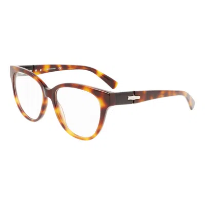 Longchamp Women's 53 Mm Havana Opticals In Brown