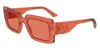 Longchamp Women's 53 Mm Orange Sunglasses In Orange