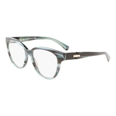 Longchamp Women's 53 Mm Petrol Horn Opticals In Multi