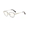 Longchamp Women's 53mm Blue Opticals In Gold
