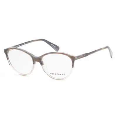 Longchamp Women's 53mm Gradient Horn Black Opticals In Multi