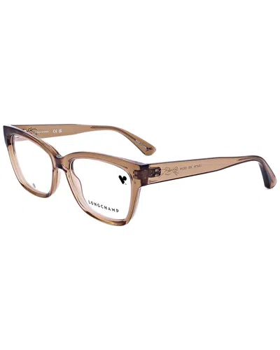 Longchamp Women's 53mm Optical Frames In Brown